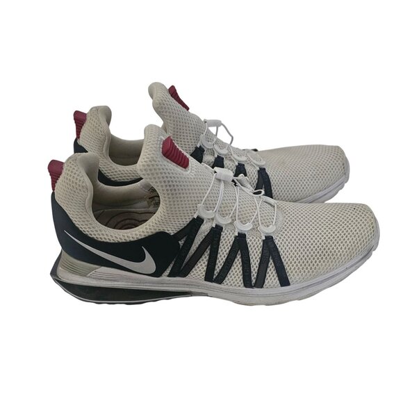 Nike Shox Gravity White Metallic Silver/Black Running Shoes Men's US Size 13 - Picture 3 of 14